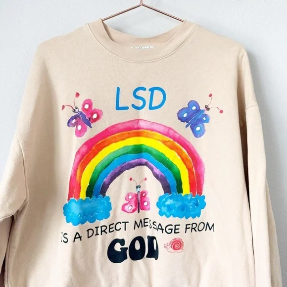 Online Ceramics Rainbow Sweatshirt RARE!